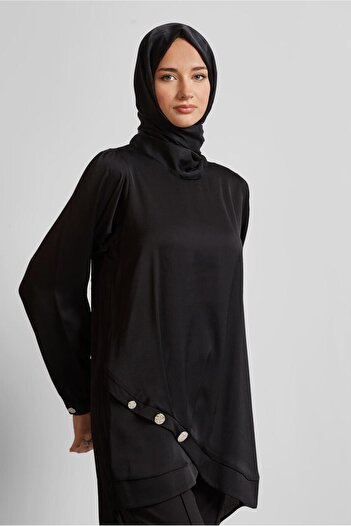 Alvina Asymmetric Cut Tunic 45679