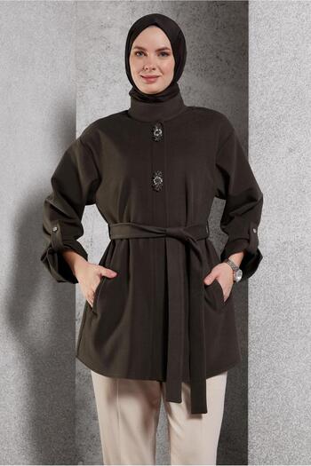 Alvina Belt Detailed Clothing Çik 45220