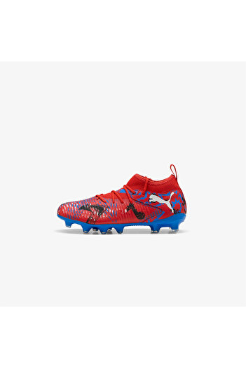 Puma Future 8 Match Play Fg-Ag Çocuk Kırmızı Çim Saha Kramponu