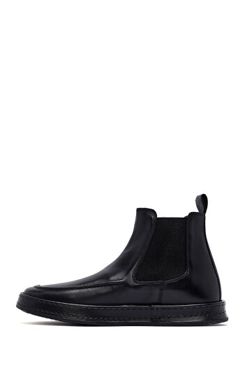 Derimod Men's Black Leather Chelsea Boots 25Wfd654218