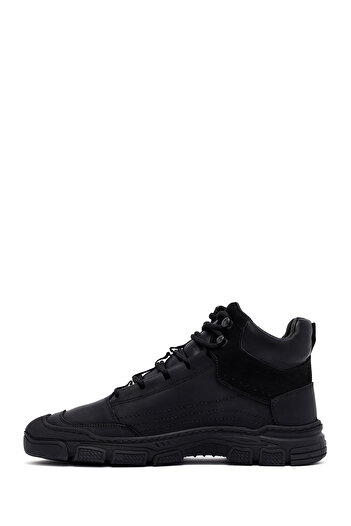 Derimod Men's Black Lace-Up Leather Casual Boots 25Wfd660718