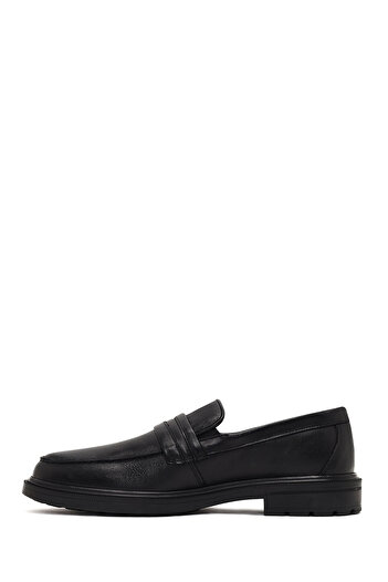 Derimod Men's Black Leather Casual Loafer 25Wfd710318