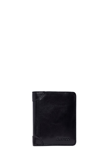 Derimod Men's Black Leather Wallet 000A2D360918