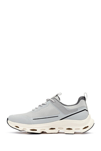 Derimod Men's Gray Lace-Up Thick Sole Fabric Sneaker 25Wfd69416F