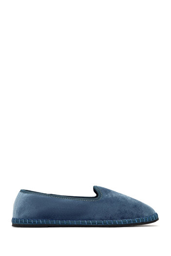 Derimod Women's Blue Fabric Loafer 25Afd20546F