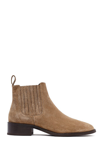 Derimod Women's Mink Suede Leather Chelsea Boots 25Afd152810