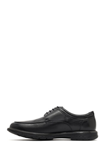Derimod Men's Black Lace-Up Leather Casual Shoes 25Wfd671418