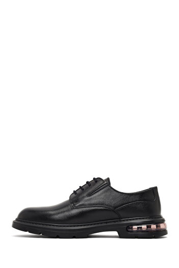 Derimod Men's Black Lace-Up Leather Casual Shoes 25Wfd632518