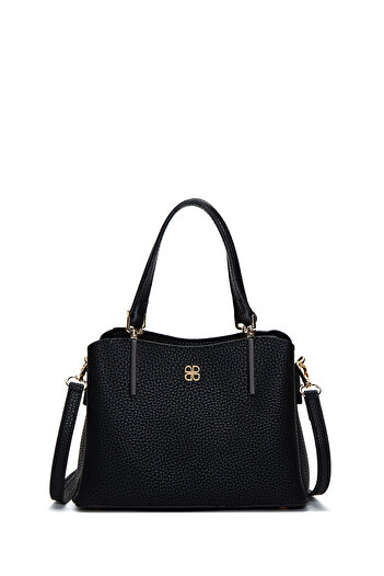 Derimod Women's Black Long Strap Printed Mini Shoulder Bag 25Wbd2006Ft
