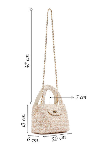 Derimod Women's Cream Long Strap Mini Shoulder Bag 25Abd27056F