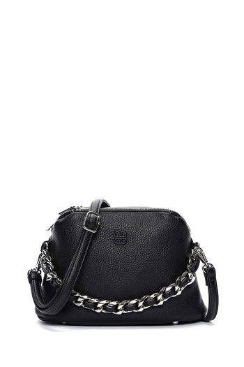 Derimod Women's Black Chain Strap Mini Crossbody Bag 25Abd2401Ft