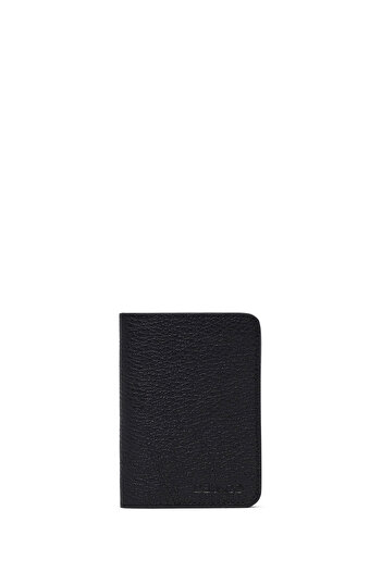 Derimod Men's Black Leather Card Holder 000A2D3505Ft