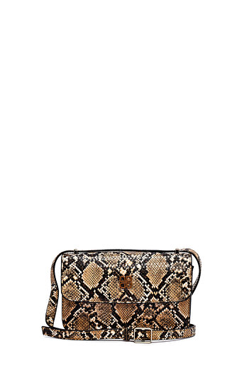Derimod Women's Mink Long Strap Patterned Crossbody Bag 25Abd243526