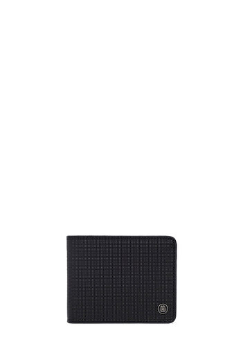Derimod Men's Black Printed Leather Wallet 000A2D315326