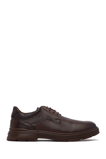 Derimod Men's Brown Lace-Up Leather Casual Shoes 25Wfd681518