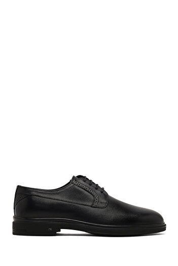 Derimod Men's Black Lace-Up Leather Casual Shoes 25Wfd621018