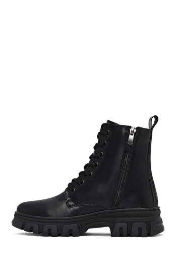 Derimod Women's Black Zippered Boots 25Wfe220318