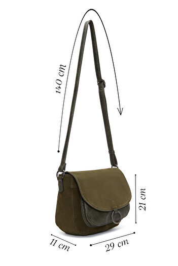 Derimod Women's Green Long Strap Crossbody Bag 25Abd241014