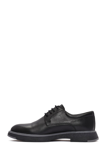 Derimod Men's Black Lace-Up Leather Casual Shoes 25Wfd688218