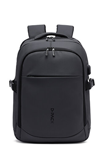 Derimod Σακίδιο πλάτης D-Pack Unisex Grey Technological Fabric 23SBD30086F