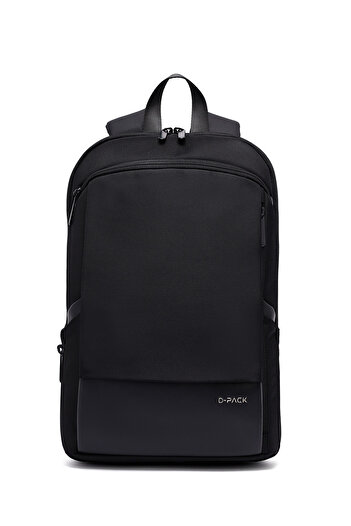 Derimod D-Pack Unisex Black Backpack 25Sbd30196F