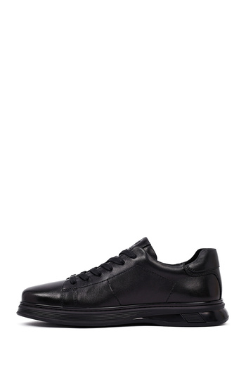 Derimod Men's Black Lace-Up Leather Casual Sneaker,Winter Sports Shoes 25Wfd676918