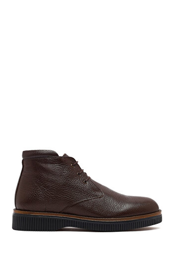 Derimod Men's Brown Lace-Up Leather Boots 25Wfd6104Ft