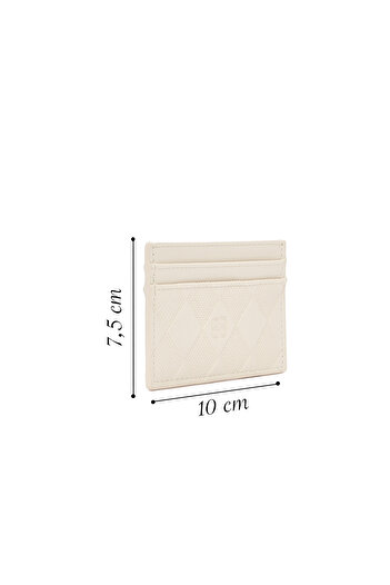 Derimod Women's Cream Printed Card Holder 000A2D 562926