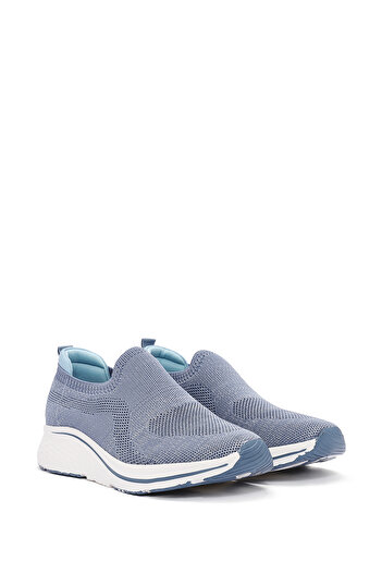Derimod Zero Kadın Mavi Kalın Tabanlı Kumaş Sneaker 25SFE49536F