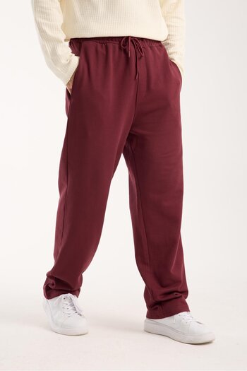 Store 100% Cotton Relaxed Fit Lace-Up Waist Baggy Pants