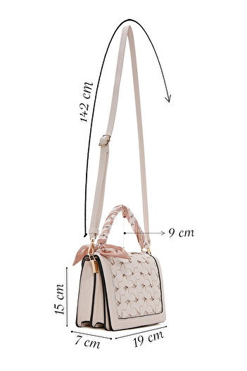 Derimod Women's Cream Long Strap Mini Crossbody Bag 25Sbd 281329