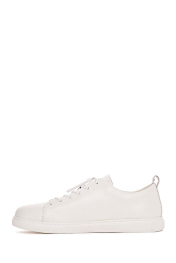 Derimod Men's White Lace-Up Leather Sneaker 25Sfd 690818