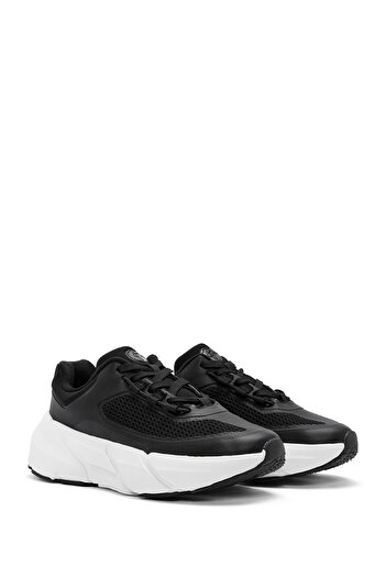Derimod ACBC x Derimod Kadın Siyah Bağcıklı Sneaker 24WFD435414