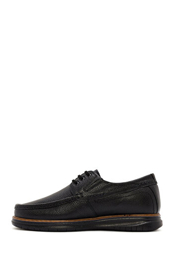 Derimod Men's Black Lace-Up Leather Casual Shoes 24Wfd7107Ft