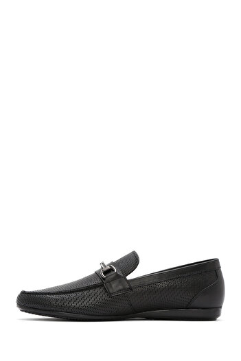 Derimod Pantofi casual pentru bărbați, din piele naturală, cu imprimeu negru, pantofi casual zilnic 25SFD600126