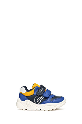 Geox Erkek Bebek Lacivert Ciufciuf Bantlı Deri Sneaker B455RA000BCC4227