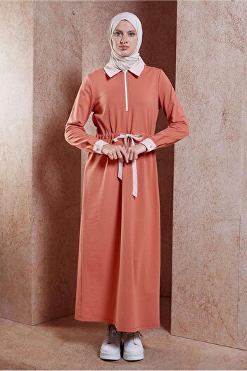 Alvina Tracksuit Dress 44753 - Lace-Up Design