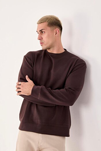 Store 100% Cotton Men's Sweatshirt Thick Fabric Long Sleeve