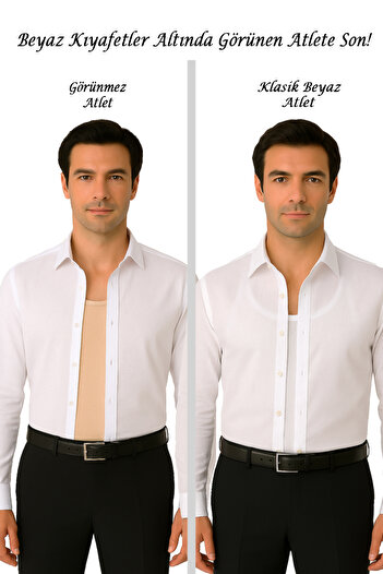 ÖZKAN underwear Özkan 10852 5-Pack Men's Premium Fabric Invisible Undershirt Cotton Modal Undershirt