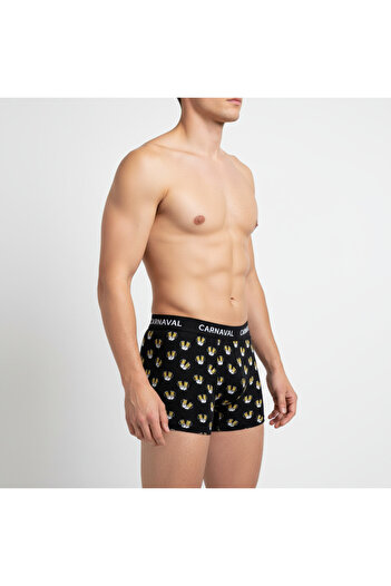 CalenStores Bira Desenli Erkek Boxer