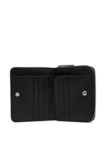 Calvin Klein CK MUST MD ZIP AROUND W/ FLAP Kadın Siyah Cüzdan LV04F1029G-UB1