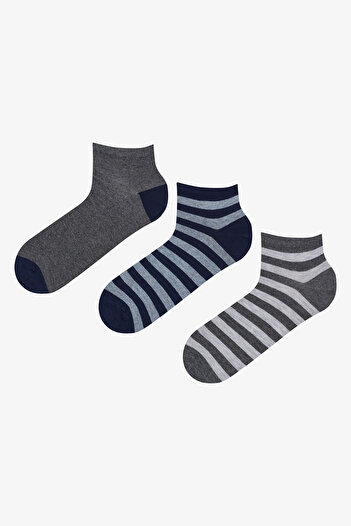 Penti Men's Gentleman 3-Piece Multicolored Booties Socks