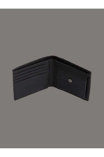 Calvin Klein Siyah Erkek Deri Cüzdan MATTE BILLFOLD W/COIN