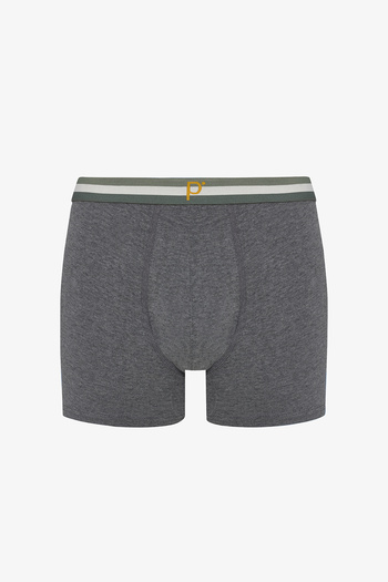 Penti Boxer pentru bărbați din bumbac Basic Gri Multicolor 3 piese