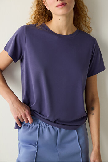 Penti Μπλουζάκι Indigo Crew Neck Regular Fit Modal
