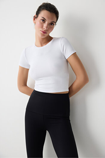 Penti Λευκό μπλουζάκι Crew Neck Basic Optics