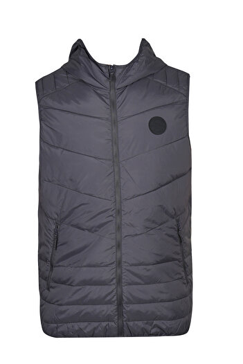 Jack & Jones Men's Vest 12148282-Asphalt