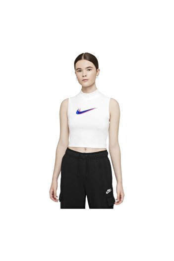 Nike Γυναικείο αθλητικό φανελάκι Nike Mock-neck Dm4602-100
