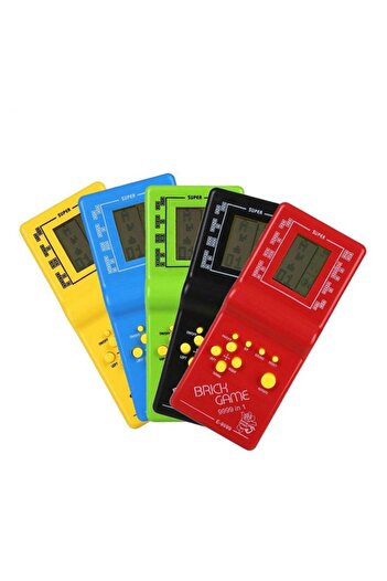 RoseRoi Tetris Oyun Konsolu El Atarisi Nostaljik Oyuncak Brick Game 9999 Oyunlu