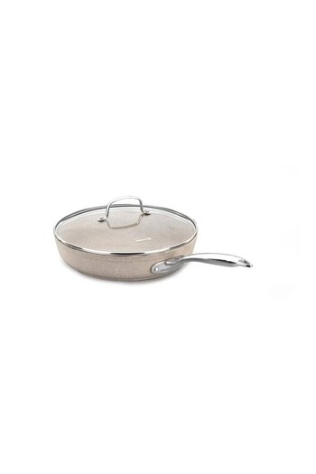 KORKMAZ Granita Frying Pan Cookware Glass cover, Capacity 24x4.7CM / 2LT. / A1855-1